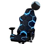 Tedkoo Housses de Chaise de Gaming, Housse de Protection élastique pour Fauteuil de Jeu, Motif imprimé, avec 2 accoudoirs, pour fauteuils de Course inclinables(Gaming Motif A)