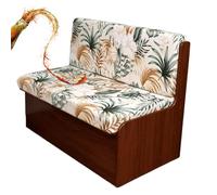 Tedkoo Housses de Coussin de Camping-Car à Fleurs de Style bohème, Housses de Remplacement lavables et Respirantes pour canapé, 1 Housse de Dossier et 1 Housse de Banc(Flower G)