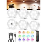 Tedmos Lampe Vitrine Rechargeable, Spot LED Placard Detecteur de Mouvement