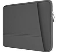 TEDNETGO Housse pour ordinateur portable de 15,6", robuste et robuste, en néoprène avec poches, pour ordinateur HP de 15 pouces, housse de transport pour ordinateur portable Lenovo, cadeau pour homme