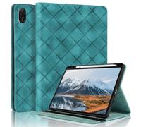 TEDTIKJT Coque pour Honor Pad X8a/Honor Pad X9 11" 2024 Etui Tablette Coque Cuir PU Flip Housse de Protection avec Porte Stylo Support de Carte Fente Cover pour Honor Pad X8a Coque,Rhombus Vert
