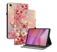TEDTIKJT Coque pour Lenovo Tab K9 8.7" 2025 étuis Tablette Housse PU Cuir Flip Support Protection Motif Peint Tablette étuis pour Lenovo Tab K9 Coque Cover,Papillon Lanterne