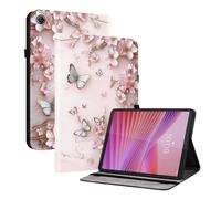 TEDTIKJT Coque pour Lenovo Tab K9 8.7" 2025 étuis Tablette Housse PU Cuir Flip Support Protection Motif Peint Tablette étuis pour Lenovo Tab K9 Coque Cover,Papillon