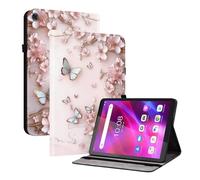 TEDTIKJT Coque pour Lenovo Tab M7 3rd Gen 7" 2021 TB-7306X étuis Housse PU Cuir Flip Support Protection Motif Peint Tablette étuis pour Lenovo Tab M7 (3rd Gen) Coque Cover,Papillon