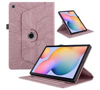 TEDTIKJT Coque pour Samsung Galaxy Tab A 8" 2019 étuis Rose Gold Arbre | SM-T290 T295 Tablette Housse PU Cuir 360°Rotatif Multi-Angle Stand Flip Protection pour Samsung Galaxy Tab A 8" 2019 étuis