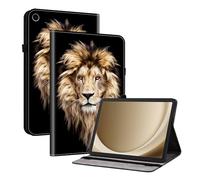 TEDTIKJT Coque pour Samsung Galaxy Tab A11 Plus/A9 Plus 11" Etui Tablette Housse SM-X210 X215 X216B PU Cuir Flip Support Protection Motif Peint Etui pour Galaxy Tab A11 Plus Coque,Tête de Lion