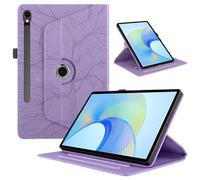 TEDTIKJT Coque pour Samsung Galaxy Tab S10 FE+ 13.1" étuis Violette Arbre | SM-X620 X626 Tablette Housse Cuir 360°Rotatif Multi-Angle Stand Flip Protection pour Samsung Galaxy Tab S10 FE+ 13.1" étuis