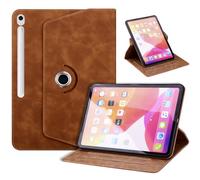 TEDTIKJT Coque pour Samsung Galaxy Tab S10 FE+/ S10 FE Plus 13.1 Pouces 2025 Rotating Protection Étui Housse SM-X620 X626 X626B PU Cuir 360°Rotatif Multi-Angle Stand Flip Tablette Étui,Business Brun