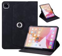 TEDTIKJT Coque pour Samsung Galaxy Tab S10 Ultra/S9 Ultra 14.6" SM-X920 X926B Étui Housse PU Cuir 360°Rotatif Multi-Angle Stand Flip Cover Protection Business Étui Tablette Coque,Noir