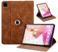 TEDTIKJT Coque pour Samsung Galaxy Tab S10 Ultra/S9 Ultra 14.6" SM-X920 X926B Étui Housse PU Cuir 360°Rotatif Multi-Angle Stand Flip Cover Protection Business Étui Tablette Coque,Brun
