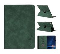 TEDTIKJT Coque pour Tablette iPad 9.7" 6. Gen 2018/5. Gen 2017/iPad Air 1/2 360°Rotatif Multi-Angle Stand Portefeuille Tablette Housse Étui Motif Alphabétique - Smile Flip Protection Coque,Vert