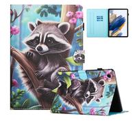 TEDTIKJT Coque pour Tablette Lenovo Tab M10 3rd Gen 10.1 Pouces 2022 (TB-328FU/ TB-328XU) Etui Housse PU Cuir Flip Support Protection Cover Case avec Réveil/Sommeil Automatique, Raton Laveur