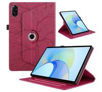 TEDTIKJT Coque Tablette pour Honor Pad X9 11.5" 2023/ Pad X8 Pro PU Cuir 360°Rotatif Multi-Angle Stand Flip Cover Honor Pad X9 Arbre Rotating Étui Housse pour Honor Pad X8 Pro Cover, Rouge