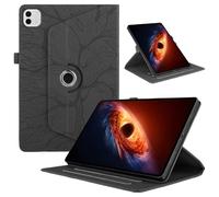 TEDTIKJT Tablette Coque pour Honor MagicPad 3 Pro 12.3" Noir Arbre | étuis Housse PU Cuir 360°Rotatif Multi-Angle Stand Flip Protection pour étuis Honor MagicPad 3 Pro/MagicPad4 12.3" Coque