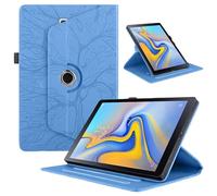 TEDTIKJT Tablette Coque pour Samsung Galaxy Tab S4 10.5 Pouces 2018 SM-T830/T835 PU Cuir 360°Rotatif Multi-Angle Stand Flip Protection Case Samsung Galaxy Tab S4 Rotating Étui Housse Cover, Bleu
