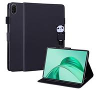 TEDTIKJT Tablette étuis pour Honor Pad X8a 11 Pouces 2024 Coque PU Cuir Stand Flip Cartoon Housse de Protection pour Tablette Honor Pad X8a Coque Cover,Noir