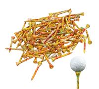 Tee de golf en bois naturel : de nombreux t-shirts solides et durables pour tous les types de clubs : design classique pour améliorer la précision et la performance - Accessoire essentiel pour les