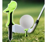 Tee De Golf pour Parcours - Tees de Golf à 10 Degrés d'angle - Base Conique Réduit Friction Améliore Précision pour Débutants Leçons Entraînement sur Terrains de Sport