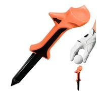 Tee de Golf | Tees De Golf Inclinés À 10 Degrés pour Parcours | Base Conique Réduit Friction Améliore Précision pour Débutants Leçons Entraînement sur Terrains de Sport