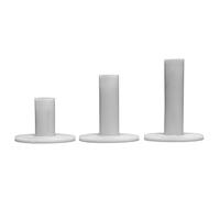 Tee de Practice de Golf en Caoutchouc Longridge (Lot de 3) - Blanc