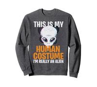 Tee Halloween C'est Mon Costume Humain, Je suis Vraiment Un Sweatshirt