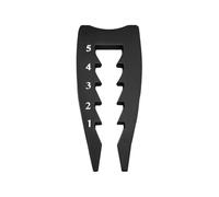 Tee Height Tool, Golf Tee Adjuster, Precision Swing Positioning, Consistent Setup Trainer, Adjustable Practice Aid for Women Golfers, Men, Beginner, Training Ground Important, Black Color