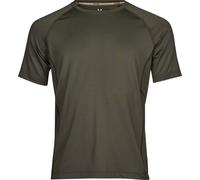 Tee Jays Cool Dry T-Shirt pour hommes, manches courtes BC3323 (M) (Vert profond)