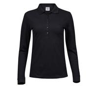 Tee Jays Femmes Polo En Coton/Élasthanne À Manches Longues De Luxe