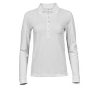 Tee Jays Femmes Polo À Manches Longues En Cotton/Elastane De Luxe