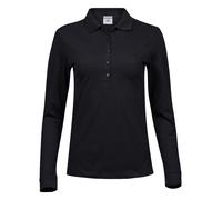Tee Jays Femmes Polo En Coton/Élasthanne À Manches Longues De Luxe
