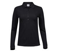 Tee Jays Femmes Polo En Coton/Élasthanne À Manches Longues De Luxe