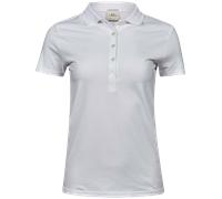 Tee Jays Femmes Polo En Coton Stretch De Luxe À Manches Courtes