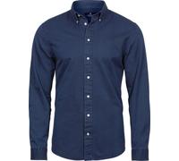 Tee Jays Herren Langarm Casual Twill Hemd PC3550 (4XL) (Indigo)