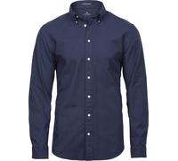 Tee Jays Herren Perfect Long Arm Oxford Shirt PC3487 (XL) (Marine blue)