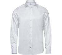 Tee Jays Hommes Luxe Confort Fit Manches Longues Chemise Oxford PC3477 (4XL) (Blanc)