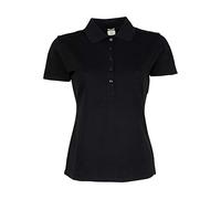 Tee Jays Ladies Luxury Stretch Polo - Black - S