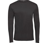 Tee Jays Manches Longues Interlock Hommes / T-Shirt, Col rond, Manches Longues BC3312 (XL) (Gris Foncé)