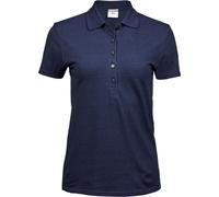 Tee Jays Polo de luxe stretch pour femme, manches courtes BC3307 (2XL) (Denim)