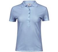 Tee Jays - Polo stretch à manches courtes - Femme (S) (Bleu clair) - UTBC3307 Bleu Clair