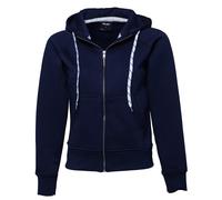 Tee Jays Femme Hoodie / Veste à capuche avec fermeture éclair sur toute la longueur BC3320 (L) (Bleu marine)