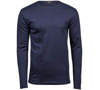 Tee Jays T-Shirt À Manches Longues En Interlock Cotton Col Rond S-3XL