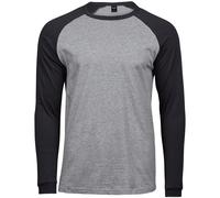 Tee Jays T-Shirt De Baseball À Manches Contrastées Longues S-3XL