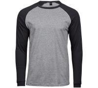 Tee Jays T-Shirt De Baseball À Manches Contrastées Longues S-3XL