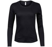 Tee Jays T-Shirt Femme À Manches Longues Interlock Cotton Col Ronde S-XXL