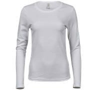 Tee Jays T-Shirt Femme À Manches Longues Interlock Cotton Col Ronde S-XXL