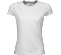 Tee Jays T-shirt femme Cool Dry, manches courtes BC3324 (XL) (Blanc)