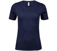 Tee Jays T-Shirt Femme Interlock Cotton À Manches Courtes Col Rond S-3XL