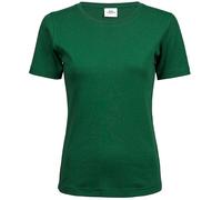 Tee Jays T-Shirt Femme Interlock Cotton À Manches Courtes Col Rond S-3XL