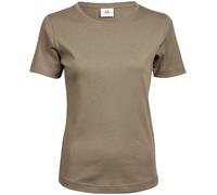 Tee Jays T-Shirt Femme Interlock Cotton À Manches Courtes Col Rond S-3XL