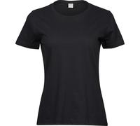 Tee Jays T-shirt femme Sof, manches courtes PC3425 (XL) (Noir)